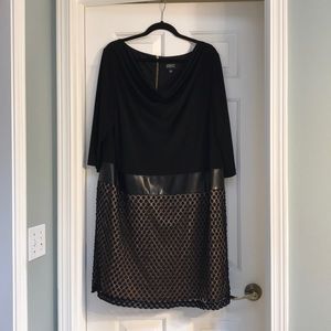 Adrianna Papell black cocktail dress